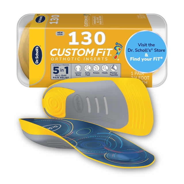 Insertos Orthotics Dr. Scholl's Custom Fit CF 130 de longitud 3/4
