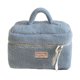 thumbnail image 1 of Organizador de cosméticos de viaje Bolsa de cosas Bolsa de maquillaje peluda para mujeres y niñas (Azul L), 1 of 6