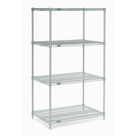 

Nexel Wire Shelving Poly-Z-Brite 24 W x 14 D x 86 H