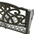 thumbnail image 3 of Ornate Traditional Outdoor Cast Aluminum Patio Dining Chair, 3 of 4