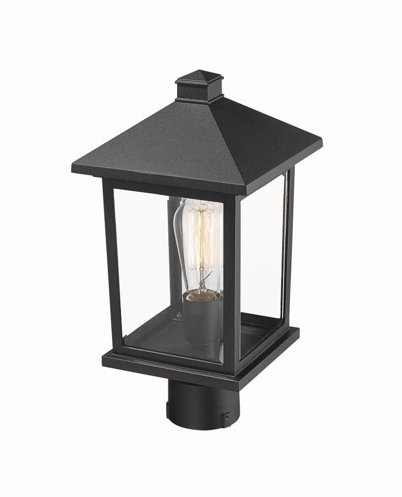 1 Light Outdoor Post Mount Lantern In Seaside Style 8 Inches Wide By 16 Inches High-Oil Rubbed Bronze Finish Z-Lite 531Phmr-Orb