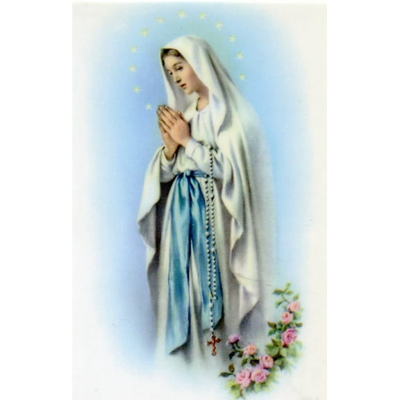 Prayer to Our Lady of the Highway N holy card - laminated - Pack of 25