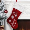 thumbnail image 3 of Jinsinto Christmas Snowflake Stocking Decorations Pendants Gift Stocking Pendants Snowflake Christmas Stocking, 3 of 5