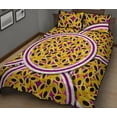 thumbnail image 2 of Juego de cama acolchado con estampado de semillas de fruta de la pasión, 2 of 5