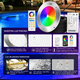 thumbnail image 5 of "Luces Para Alberca Ultra Delgado 12v18w Rgb Con Remoto Y App Belug, Plata ", 5 of 5