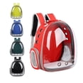 thumbnail image 3 of Mochila transparente para mascotas Bolsa de transporte Viaje al aire libre Transpirable portáti MABOTO Mochila, 3 of 7