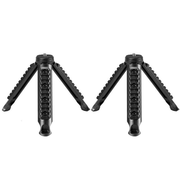 hejhncii 2pcs Portable Camp Lanterns Stand Adjustable Height Camping Flashlight Tripod Working Light Bracket for Outdoor Activity