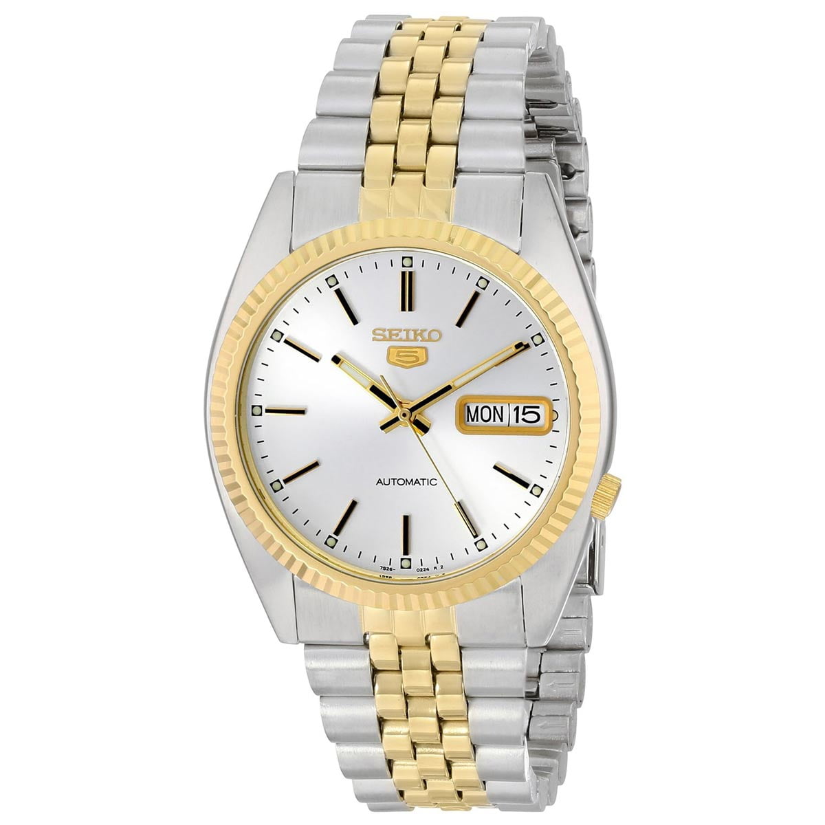 seiko men's silvertone