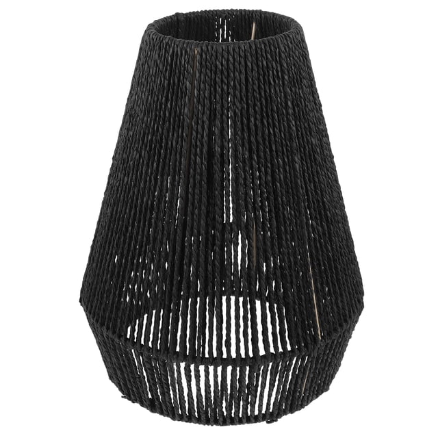 Small Lampshade Paper Rope Weaving Indoor Light Cover Ceiling Hanging Lamp