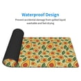 thumbnail image 4 of Pofeuu Leaves Avocado Print Desk Mat for Keyboard and Mouse，Computer Desk Matt for Desktop，Large Mouse Pad for Desk，Desk Pads on Top of Desks 12x31.5in, 4 of 8