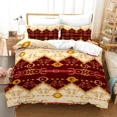 thumbnail image 4 of 2024 Luxury Gold Floral Duvet Cover Bohemian Leaves Bedding Set Microfiber Exotic Geometric Comforter Cover King For Kids Adult, 4 of 7