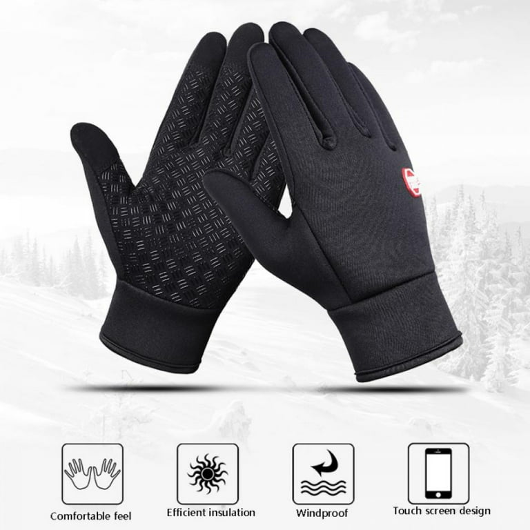 Winter Gloves Men Women Touch Screen Glove Cold Weather Warm Gloves Freezer  Work Gloves Suit for Running Driving Cycling Working Hiking 