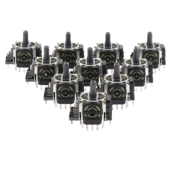 Methold L R Analog Joystick Control 3D Rocker Pieza de repuesto para PS3 Videojuegos y accesorios Tipo 3 10 piezas