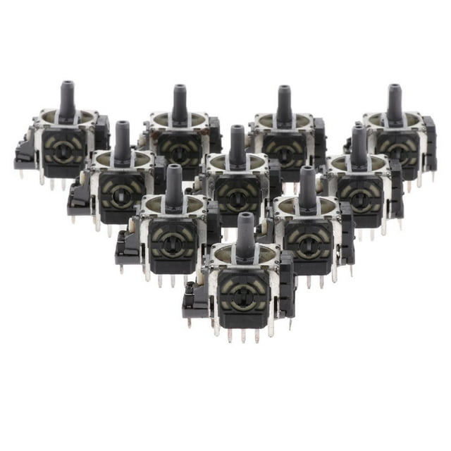 Methold L R Analog Joystick Control 3D Rocker Pieza de repuesto para PS3 Videojuegos y accesorios Tipo 3 10 piezas