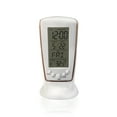 thumbnail image 3 of Reloj despertador LED LED digital Relojes ajustables Calendario Temperatura portátil Pantalla Música Cronómetro Termómetro para el hogar Eigraketly HA047860-00B, 3 of 7