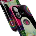 thumbnail image 2 of Trippy Ghost at Tea Table Phone Case, Psychedelic Surreal Art Protective Cover for iPhone 16 15 14 13 12 11 Pro Max Plus Mini, 2 of 6