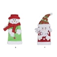 thumbnail image 3 of Injueey Cubierta de botella de vino de Navidad atmósferas de vacaciones temáticas manga de champán de Navidad decoración de de comedor Kits de decoración para fiestas Anciano, 3 of 6