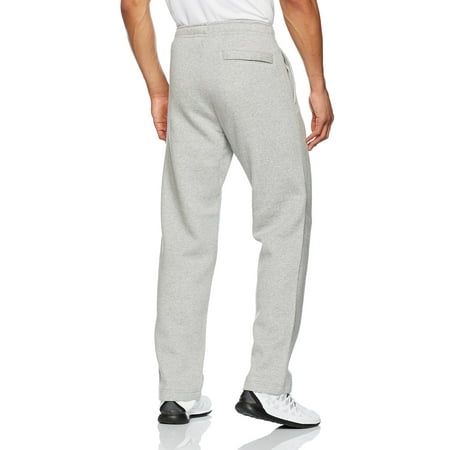 Nike - Nike Club Fleece Open Hem Men's Sweatpants Grey-White 804395-063 ...