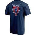 thumbnail image 3 of Icon Sports Men's USL Soccer Club Graphic Print Logo Front Back Short Sleeve Cotton T-Shirt, 3 of 4