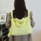 thumbnail image 2 of Bolso de hombro GEEK de nailon de gran capacidad, de color liso, de algodón, informal, para mujer, moderno, bandolera., 2 of 5