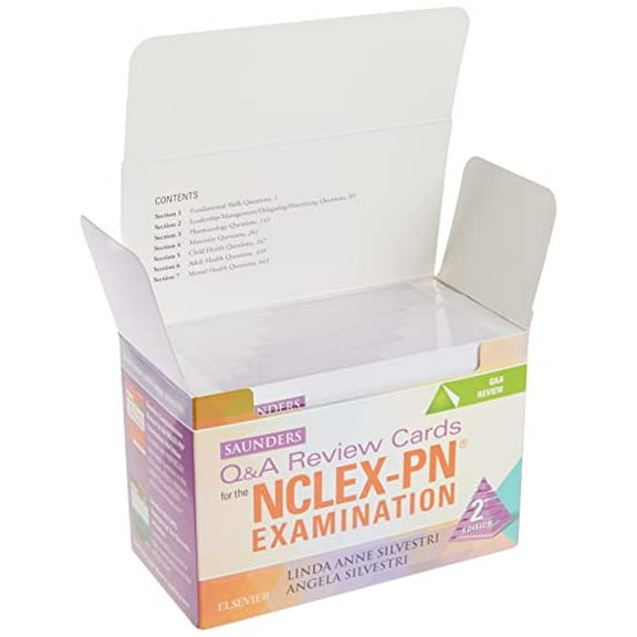 Pre-Owned Saunders Q&A Review Cards for the NCLEX-PN Examination, 2e Paperback