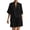 Black-short sleeve shirts women, variant on Womens Plus Size Cotton Linen Sets Short Sleeve V Neck Shirts with Shorts 2 Piece Casual Sets Outfits