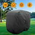 thumbnail image 4 of serony Golf Cart Cover Waterproof Zipper Buggy Sun Protector Rain Cover Black, 4 of 8