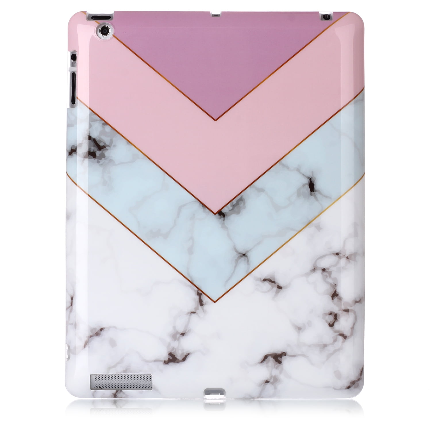 Ipad Case Ipad 2 3 4 Case Allytech Soft Tpu Slim Fit Protective Lightweight Shockproof Anti Slip Bumper Colorful Pattern Back Drop Proof Cover Case