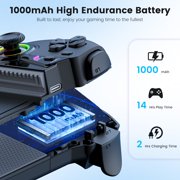 Switch 2 Controller, Wireless Pro Controller for Switch 2/Switch/OLED & iOS/Android - Hall Effect Joystick, Wireless Mobile Gaming Controller with RGB, Programmable Back Buttons, Extendable Design