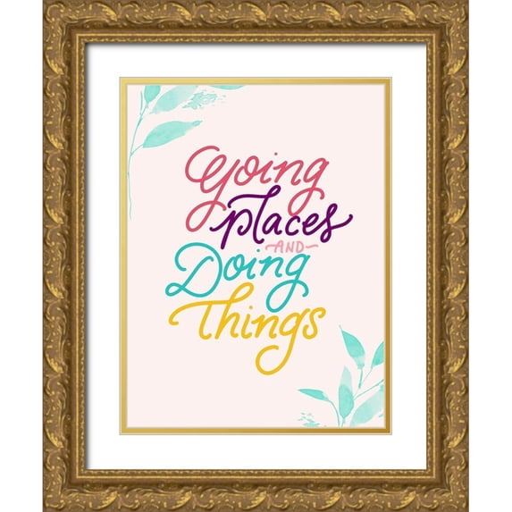 Batista, Dee 12x14 Gold Ornate Wood Framed with Double Matting Museum Art Print Titled - Places