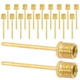 thumbnail image 4 of Shisuyan Football Pump Adapter Needle Cylindrical Sports Enthusiasts 20Pcs 1.5X0.2X0.2in, 4 of 8