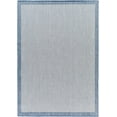 thumbnail image 3 of Hauteloom Aleid Living Room, Bedroom Patio Outdoor Area Rug - Contemporary - Arctic Stone, Royal Denim, Steel - 18" Sample, 3 of 5