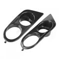 thumbnail image 1 of Bumper Foglight Guard, 2pcs Front Bumper Foglight Cover Dual Holes Car Accessory Fit for E46 M3 2001-2006, 1 of 7