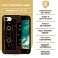 thumbnail image 7 of Case Yard Wooden Case for iPhone-SE Soft TPU Silicone cover Slim Fit Shockproof Wood Protective Phone Cover for Girls Boys Men and Women Supports Wireless Charging Cassette Design, 7 of 7