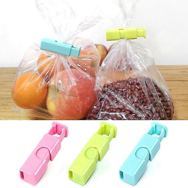 Clip de sellado ZHAOCHENG para bolsas de pan y alimentos color rosa azul verde 3 piezas