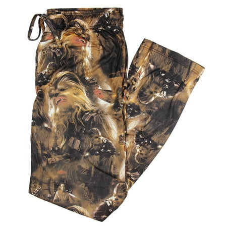 Star Wars Chewbacca Chewie Faces Adult Pants
