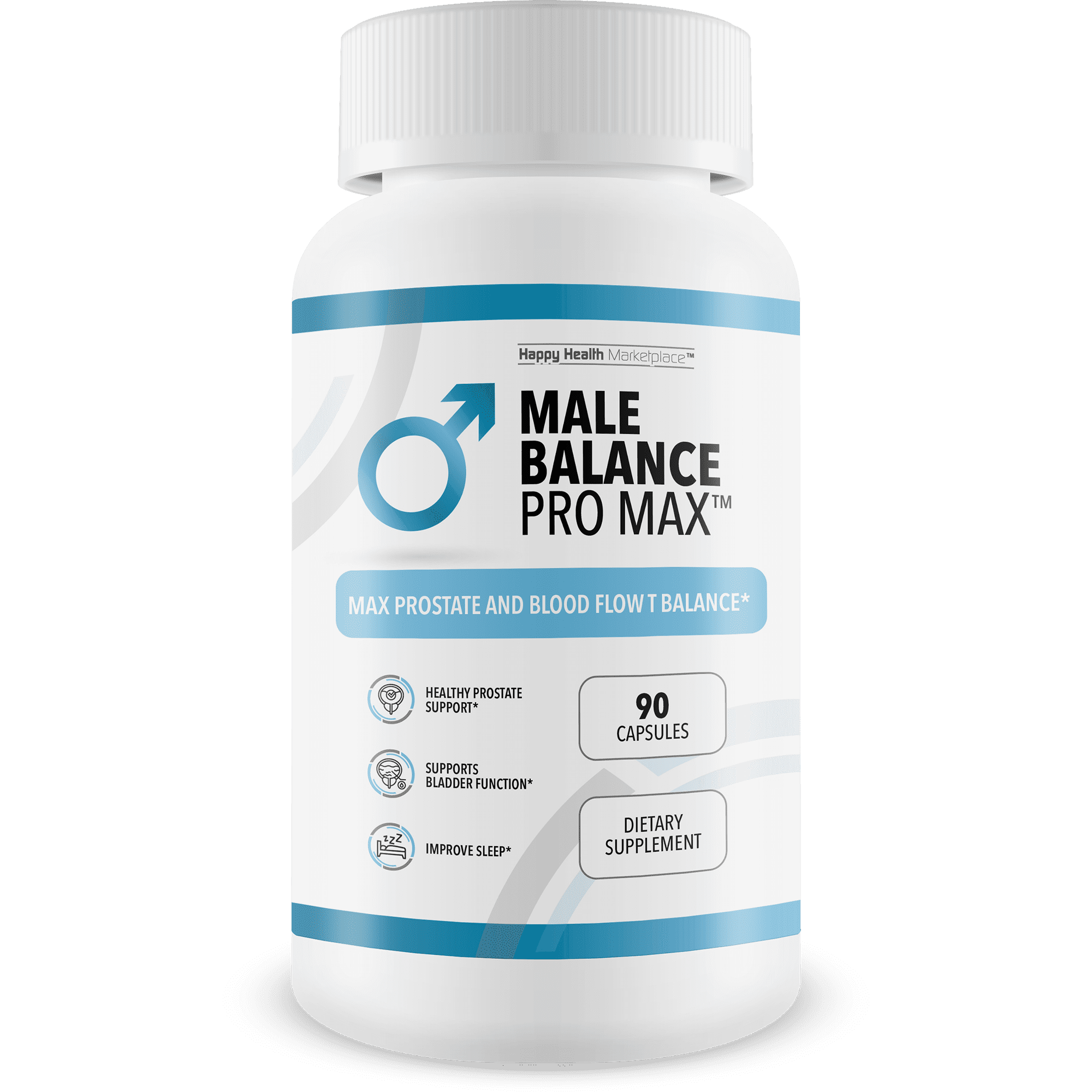 Male Balance Pro Max - Our Best Prostate Support Formula - Support Healthy Flow - Prostate Pills - Help Men Blood Flow - Saw Palmetto Prostate Support - Men Balance Pro Prostate Genex Supplement