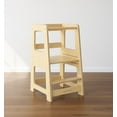 thumbnail image 2 of Kids & Toddler Wooden Helping Tower | Educational Tower | Climbing Tower | Extra Wide Standing Tower, 2 of 5