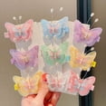 thumbnail image 3 of BAETEUY 1 Pair Hair Clips Elegant Cute Decorative Compact 3D Butterfly Lace Embroidered Hair Pins Accessories for Gift, 3 of 8