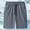 Dark Gray, variant on Mens Shorts Clothing Under $10 New Solid Color Casual Fashion Loose Drawstring Exercise Short Pants