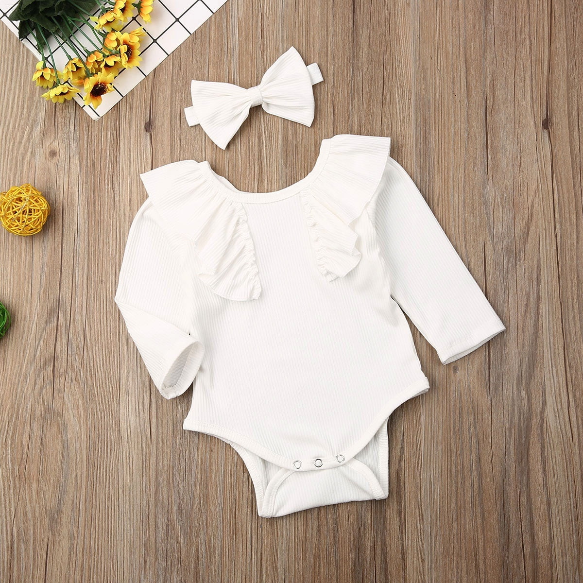 baby girl winter bodysuit