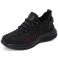 thumbnail image 2 of Men's Running Shoes Lace‑Up Knit Upper Athletic Sneakers with Curved Midsole for Daily Walking and Casual Outdoor Everyday Activities, 2 of 6