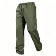 thumbnail image 2 of Gfyviroh Elastic Waist Pants for Men Big and Tall Lightweight Straight Leg Pants with Pockets Versatile Solid Business Casual Pants, 2 of 4