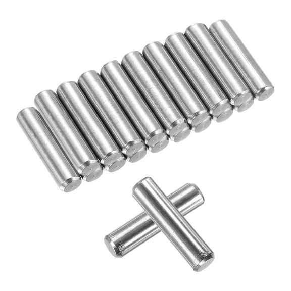 Uxcell 25Pcs 5mm x 20mm Shelf Pins, Shelf Pegs Shelf Dowel Pins, Adjustable Shelf Support Pins Fasten Elements Stainless Steel Silver