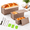 Rose Gold, variant on 3 Pack Pullman Loaf Pan With Lids Non-stick Bread Heavy Duty Carbon Steel Corrugated Toast Box For Baking Square Pans Homemade Sa