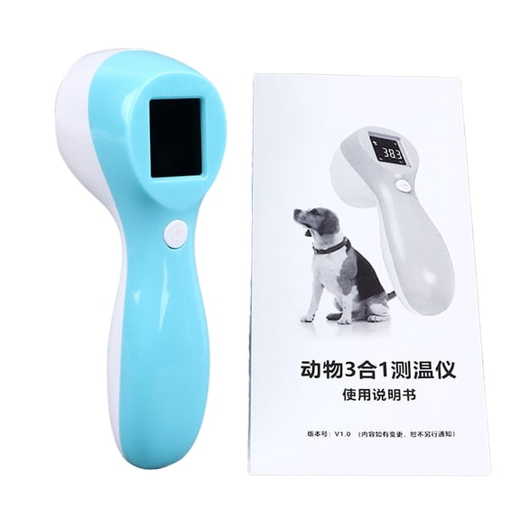 Falleo Clearance Digital Pet Thermometer Infrared Touchless High Accuracy 3 in 1 Animal Thermometer for Pet Cats Dogs Cattle Sheep Pigs