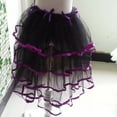 thumbnail image 4 of Yokua Women Tutu Skirts Ribbon Layered Dance Long Tail Tutu Costume Party Tulle Skirt, 4 of 6