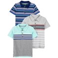 thumbnail image 1 of Polo Simple Joys by Carter's Boys Azul/Gris/Azul Marino 3T, 1 of 1