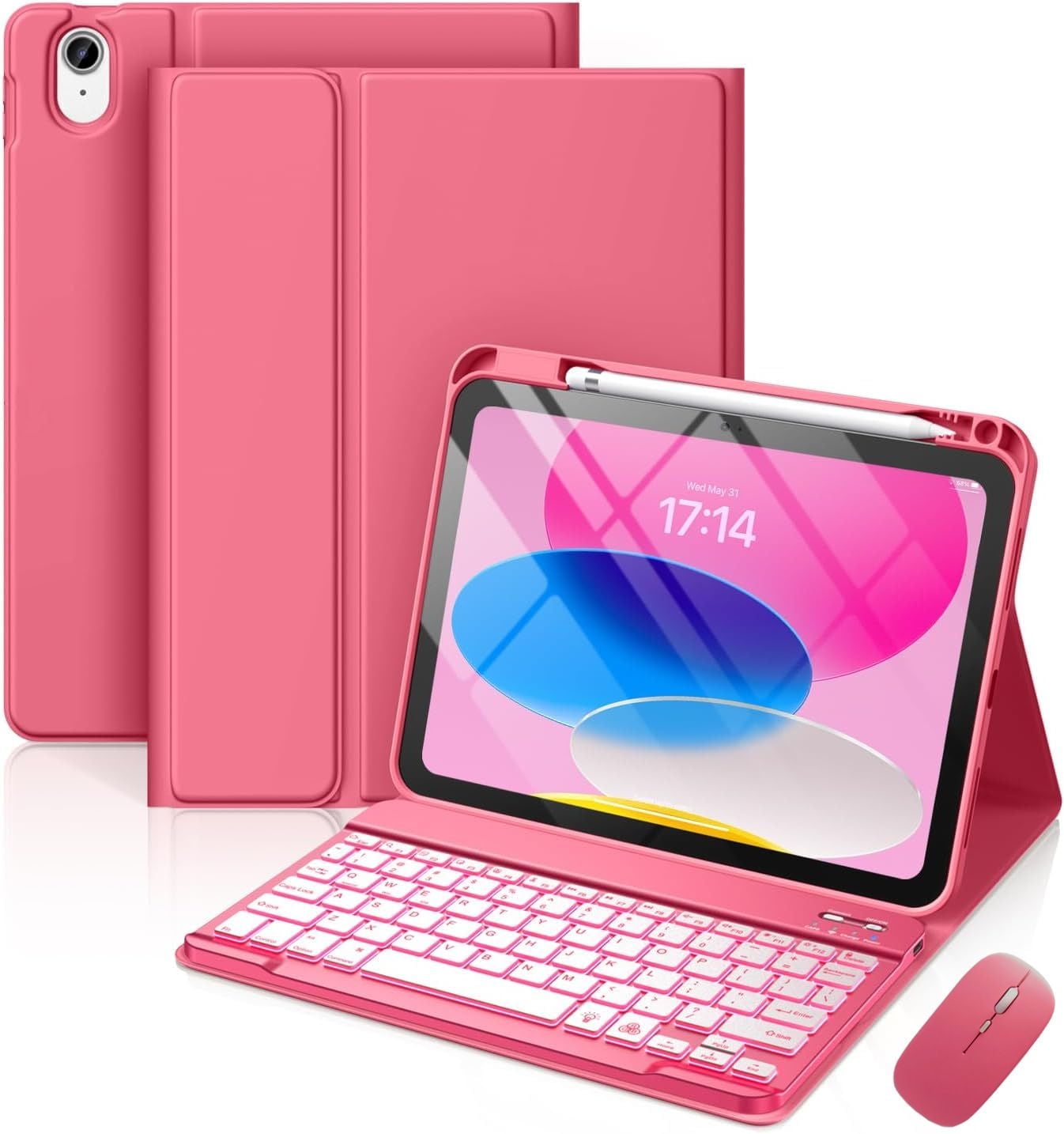 Magnetic Case for iPad Mini 6th Generation Vertical Keyboard Case