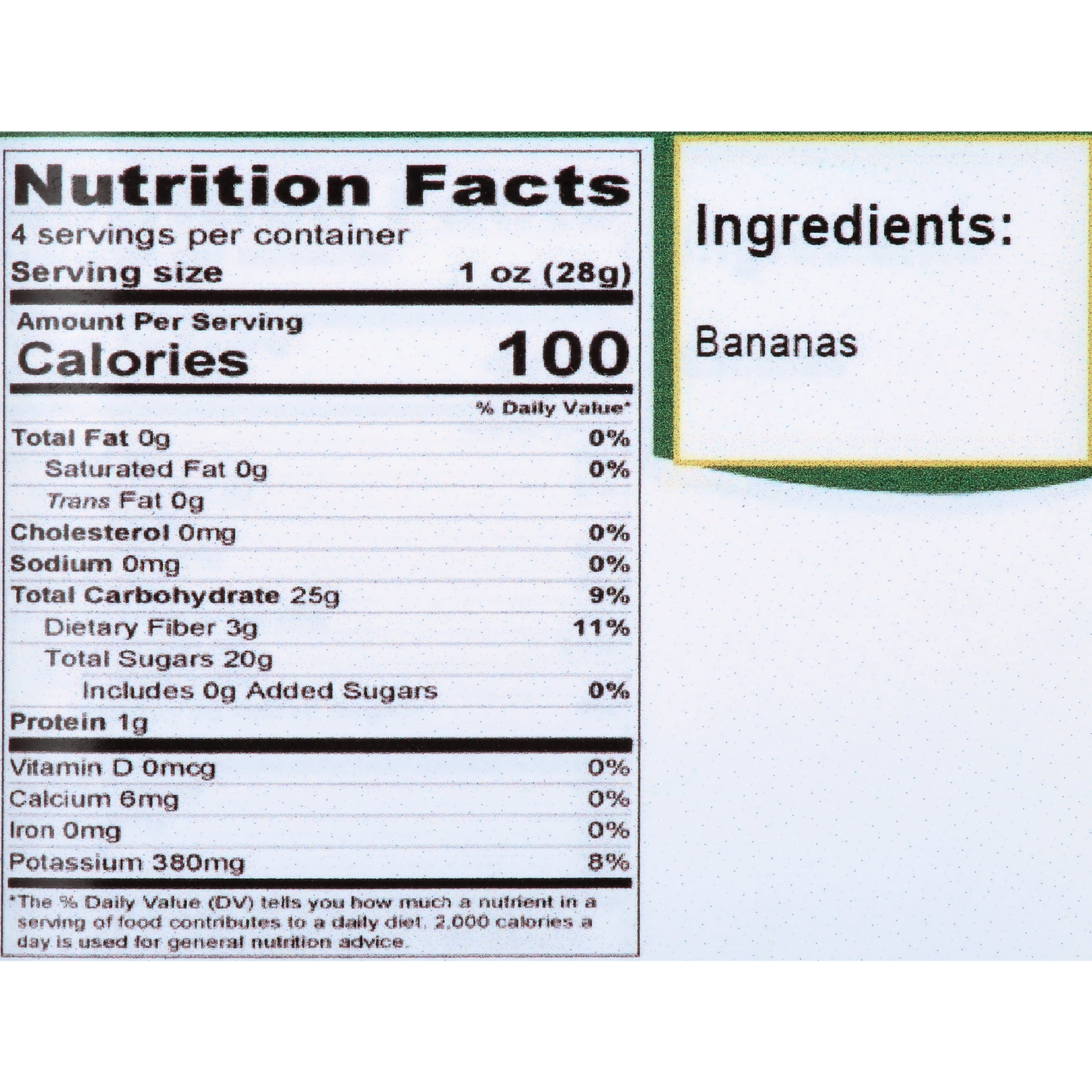 Mother Earth Products Freeze Dried Bananas, Quart Jar